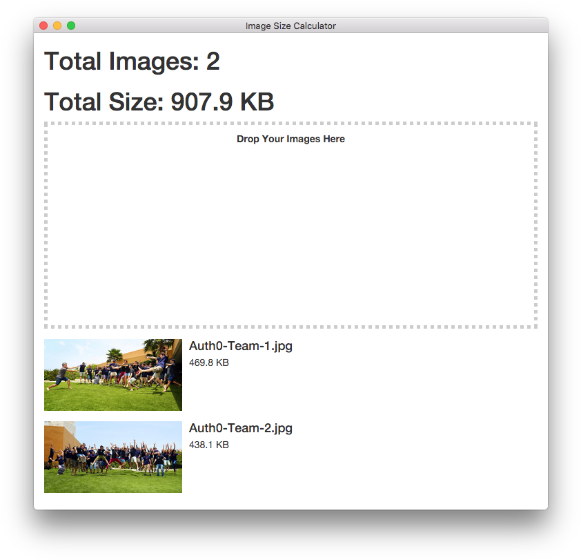 Image Size Calculator App Angular2 Electron - Drag And Drop Electron Ide Clipart (857x824), Png Download