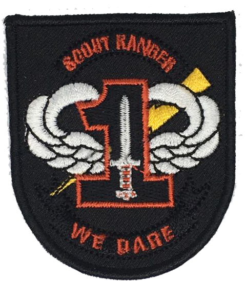 1st Scout Ranger Company Airborne ' - Scout Ranger Logo Clipart (527x610), Png Download