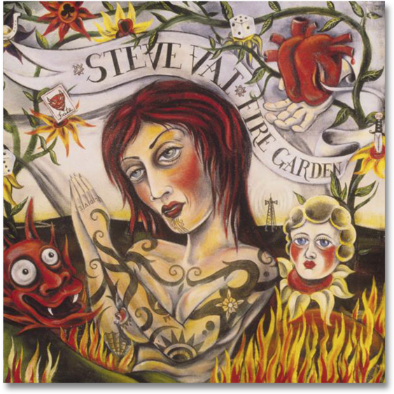 Fire Garden Cd - Steve Vai Fire Garden Clipart (600x600), Png Download