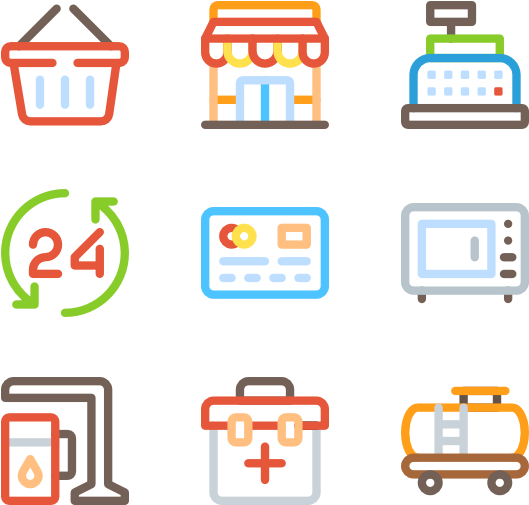 Gas Station Clipart (600x564), Png Download