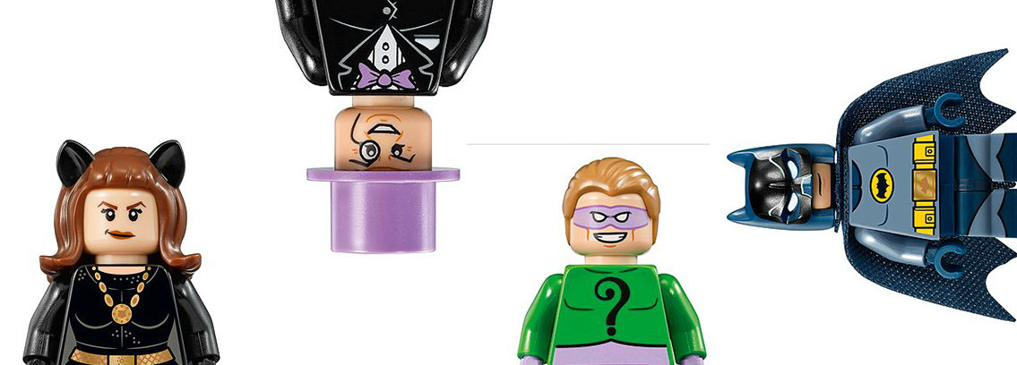 Includes 9 Minifigures - Лего Бэтмен 60 Х Clipart (1135x408), Png Download