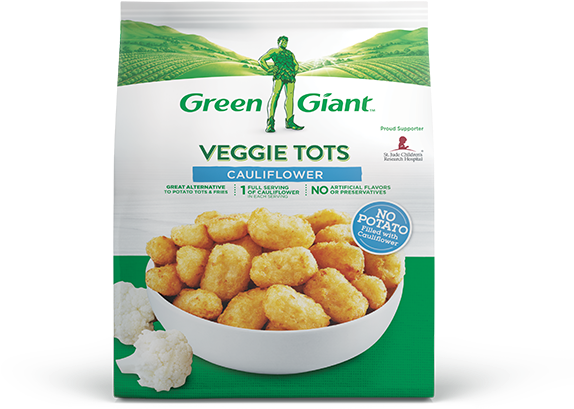 Cauliflower Tots Green Giant Clipart (600x600), Png Download