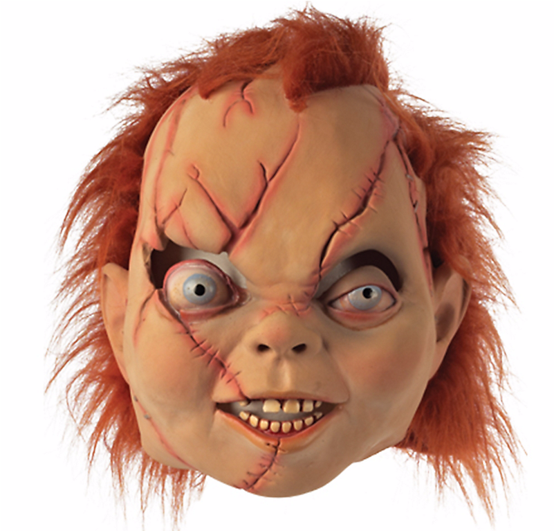 Halloween Masks Silicone - Transparent Scary Halloween Mask Clipart (800x1088), Png Download