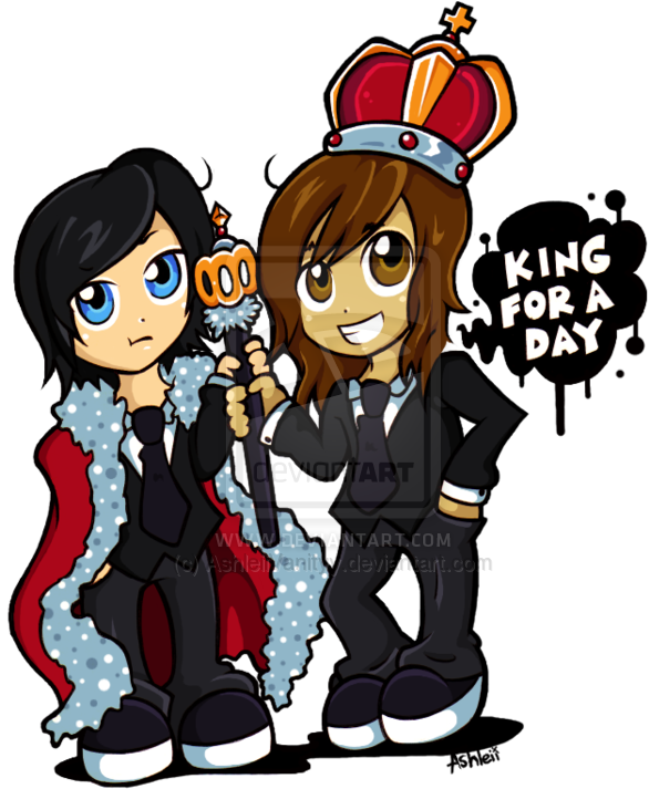 Is This Your First Heart - Pierce The Veil King For A Day Chibi Clipart (600x718), Png Download