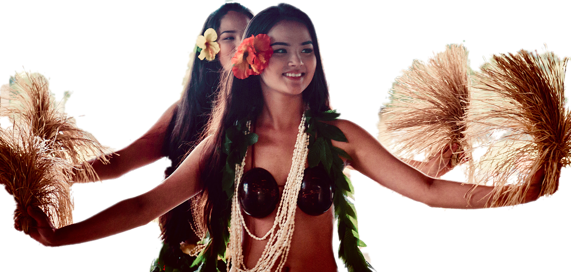 Hawaiian - Belly Dance Clipart (1148x547), Png Download