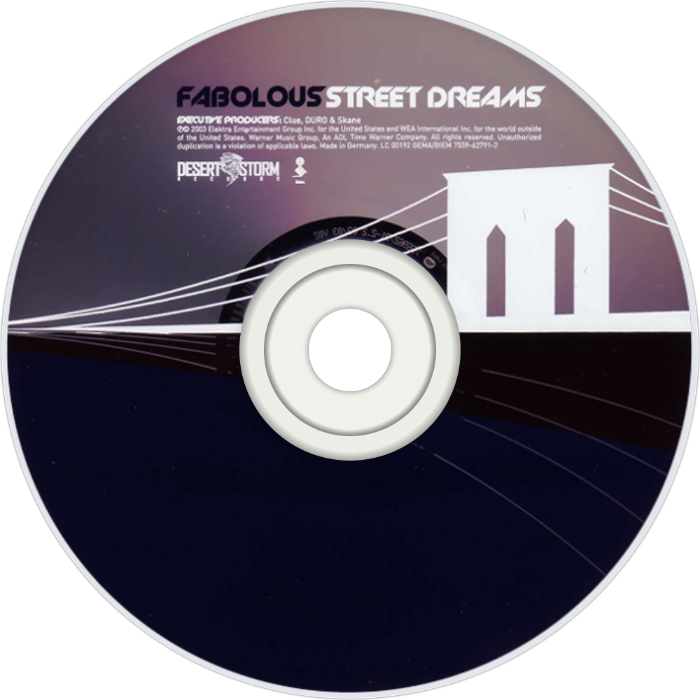 1000 In Fabulous - Fabolous Street Dreams Cd Clipart (1000x1000), Png Download