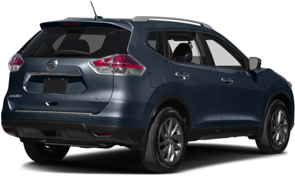 New 2016 Nissan Rogue Sl - 2016 Nissan Rogue Rear View Clipart (640x480), Png Download