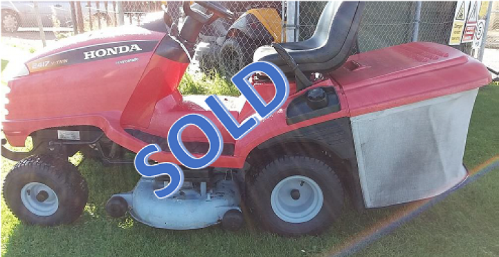New Used Honda Hf2417 Hme Ride On Lawn Mower - Lawn Clipart (720x660), Png Download