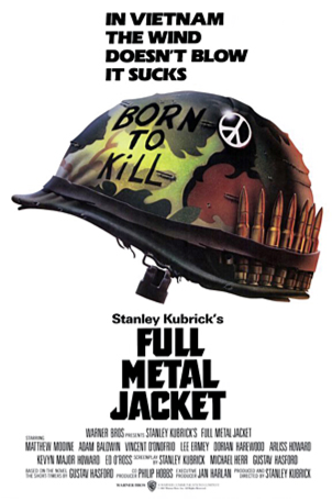 Full Metal Jacket Is A Movie Centered Around The Vietnam - Full Metal Jacket Poster Clipart (1922x1087), Png Download