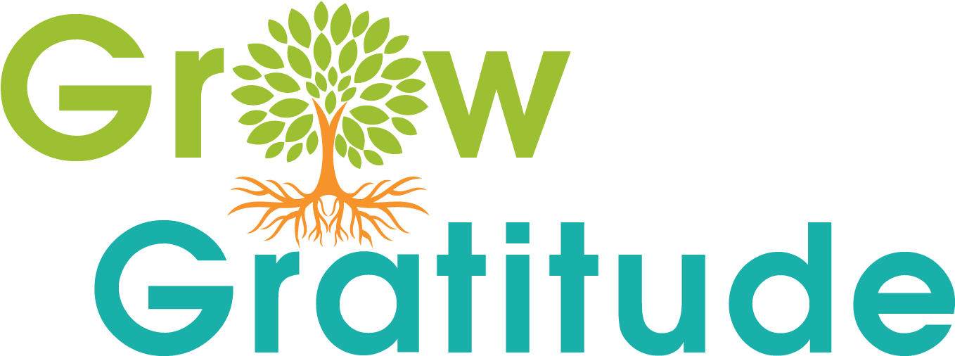 Grow Gratitude Logo - Graphic Design Clipart (1386x577), Png Download