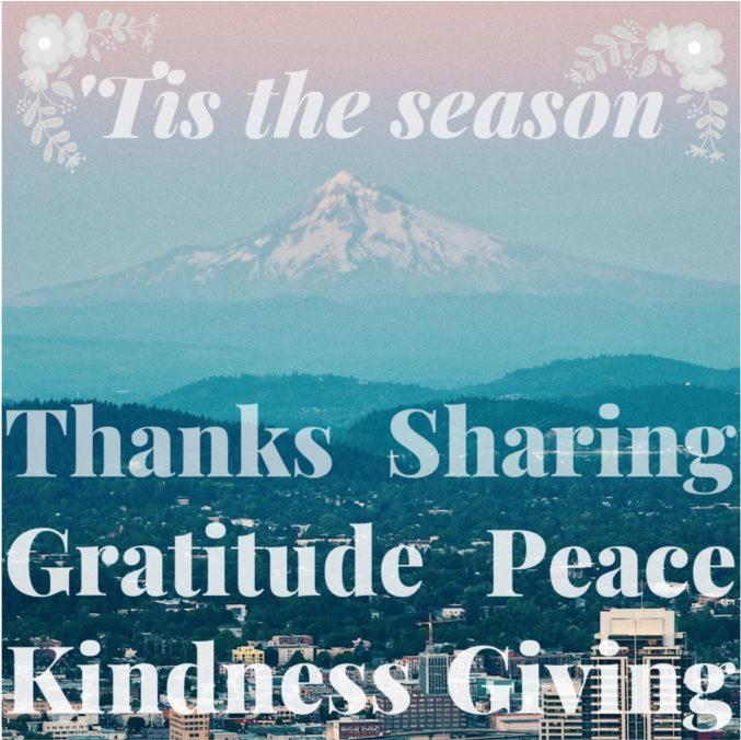 'tis The Season For Gratitude - Poster Clipart (1080x675), Png Download