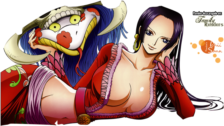 One Piece Boa Hancock Renders Clipart (900x480), Png Download