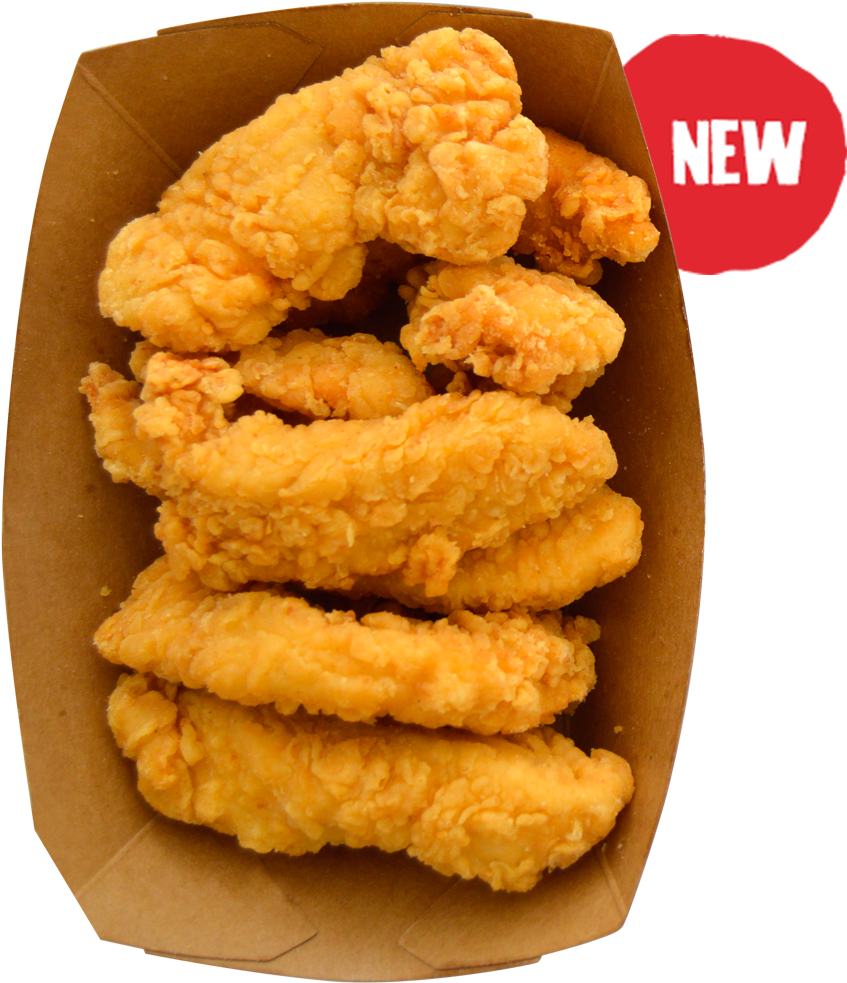 Chicken Tenders - Crispy Fried Chicken Clipart (1000x1108), Png Download