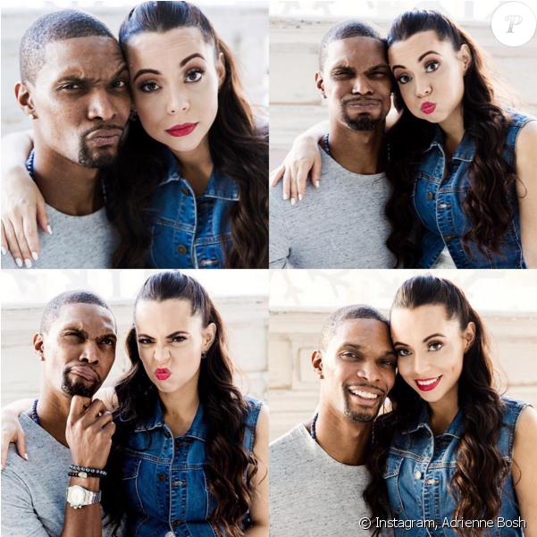 Chris Bosh Et Sa Femme Adrienne Sont Devenus Le - Friendship Clipart (950x600), Png Download