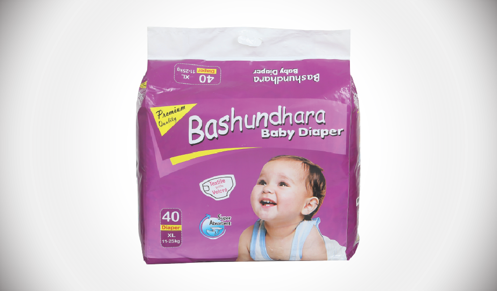 Bashundhara Baby Diaper - Baby Clipart (1024x600), Png Download