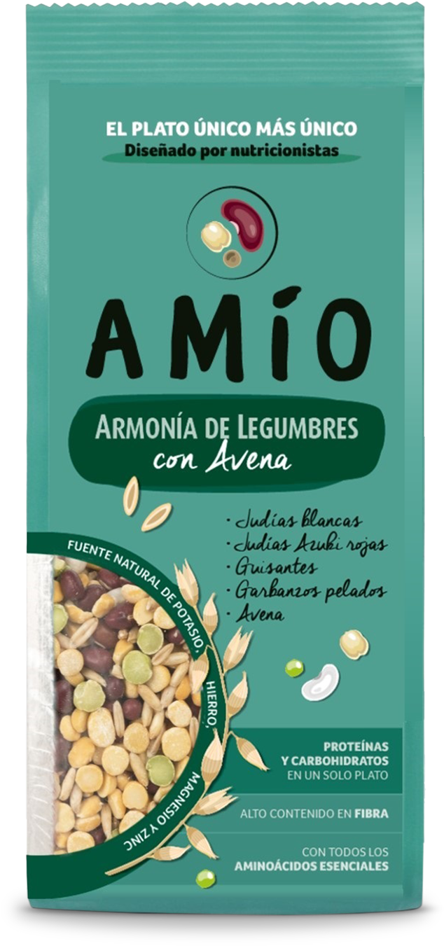 Una Fuente Natural De Zinc Y Potasio - Amio Legumbres Clipart (707x1400), Png Download