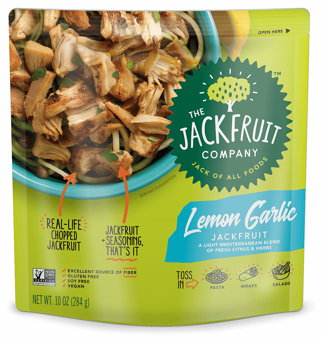 Lemon Garlic Jackfruit - Jackfruit Company Tex Mex Review Clipart (1052x1100), Png Download