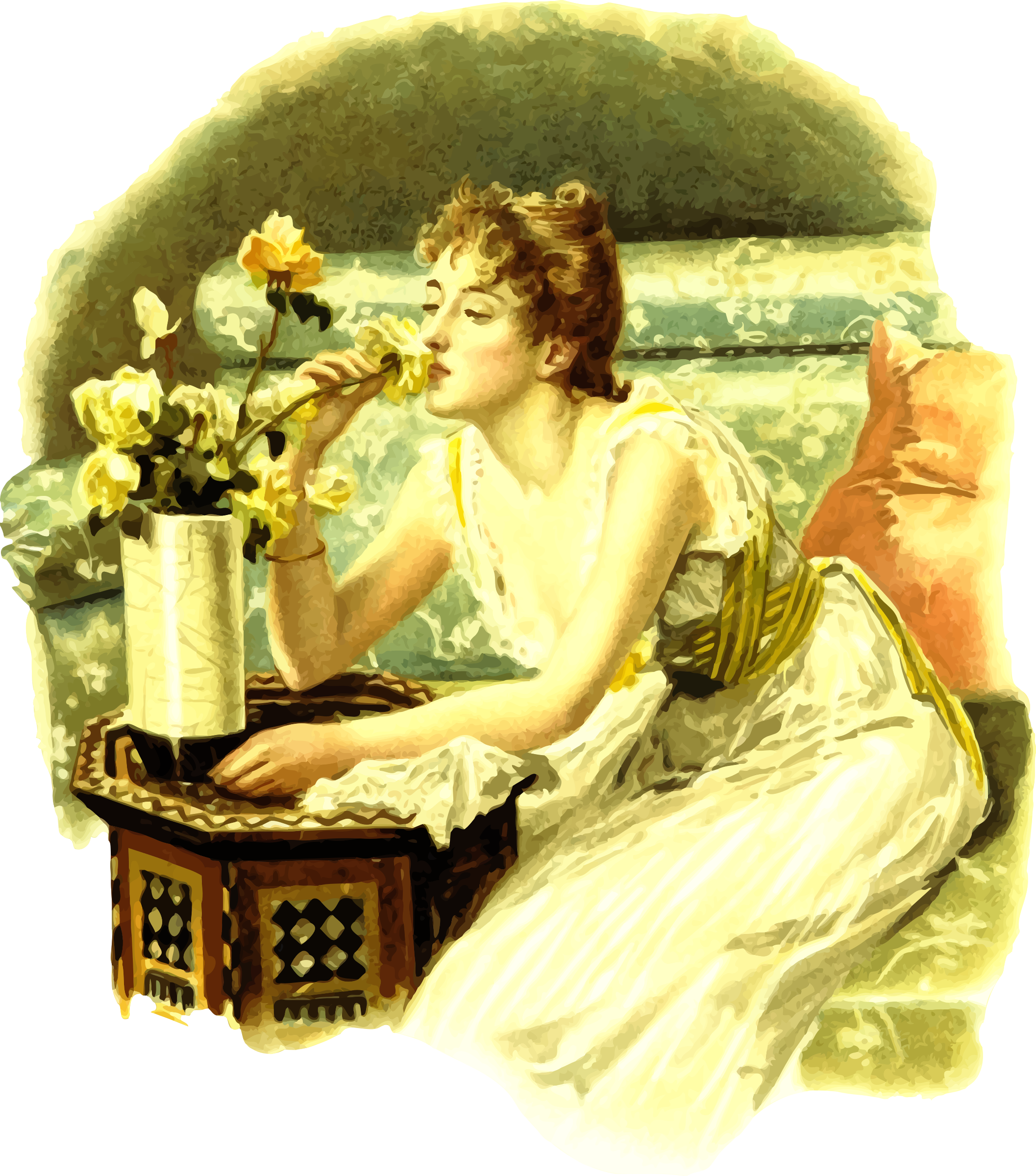 The Roses Png - Вышить Часы Крестиком Схемы Clipart (2114x2400), Png Download