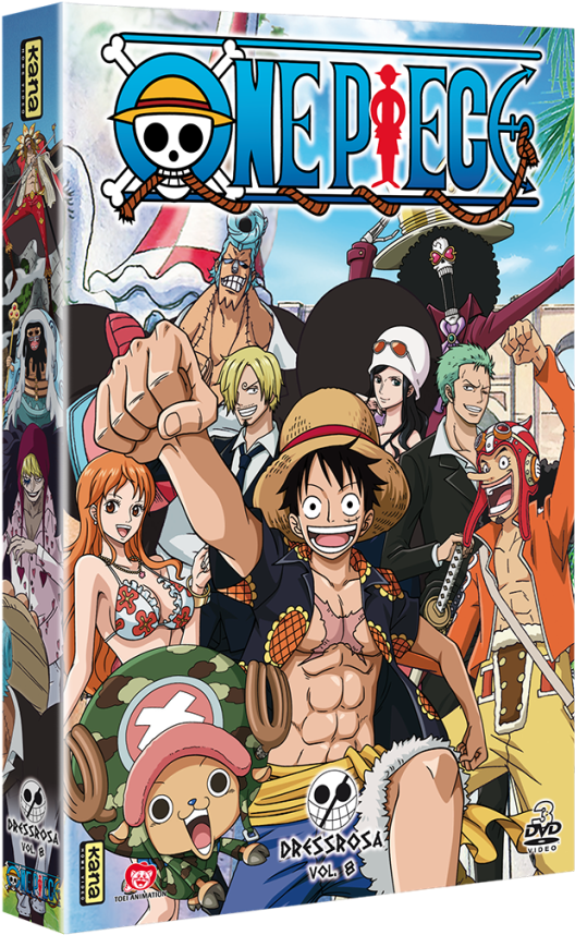 3d Op Dressrosa - One Piece Coffret Dressrosa Vol 8 Clipart (682x1024), Png Download