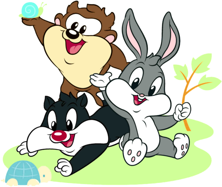 Looney Tunes Bebes - Looney Tunes Baby Png Clipart (800x659), Png Download