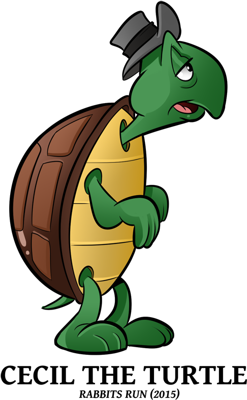 15 Looney Of Spring - Old Turtle From Cartoon Clipart (489x800), Png Download