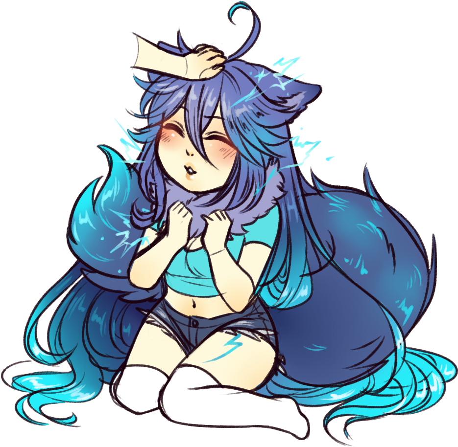 15833595 - Anime Sea Monster Girl Clipart (1001x938), Png Download