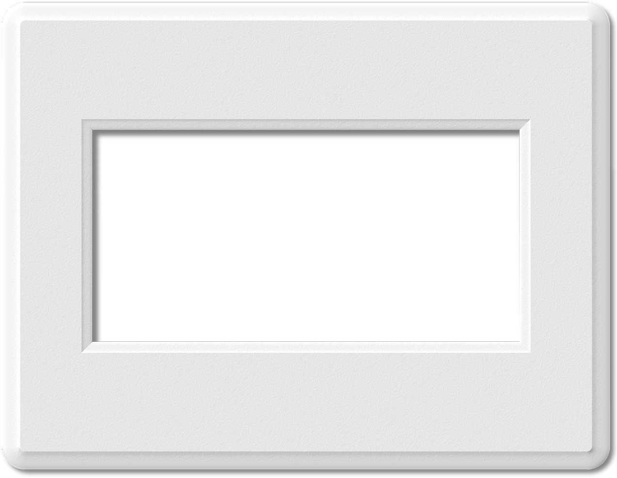 Frame Square White - Display Device Clipart - Large Size Png Image - PikPng