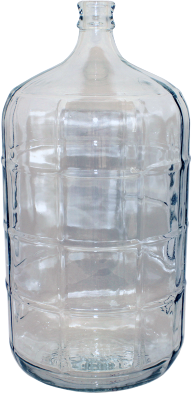 23 Litre / 5 Gallon Glass Carboy Fermenter - Water Bottle Clipart (800x800), Png Download