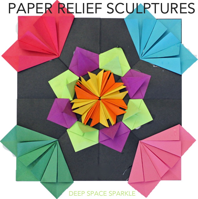 Try This Paper Craft With Your Kids And Learn Radial - Radial Design Paper Sculpture Clipart (650x655), Png Download