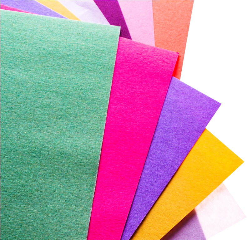 Colourful Papers Png Image - Construction Paper Clipart (864x768), Png Download