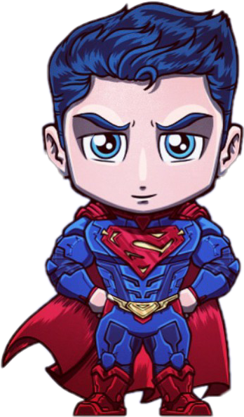 #superman #chibi #henrycavill #dc By Lord Mesa - Lord Mesa Superman Clipart (348x595), Png Download