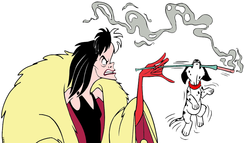 Cruella De Vil Png - Cruella De Vil Puppies Clipart (786x460), Png Download