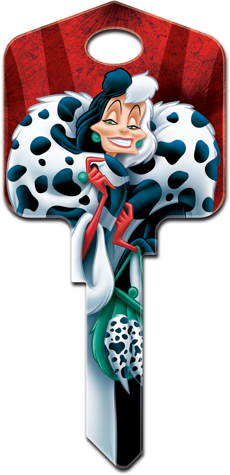 Cruella De Vil Png Picture - Character Disney Female Villains Clipart (500x1000), Png Download