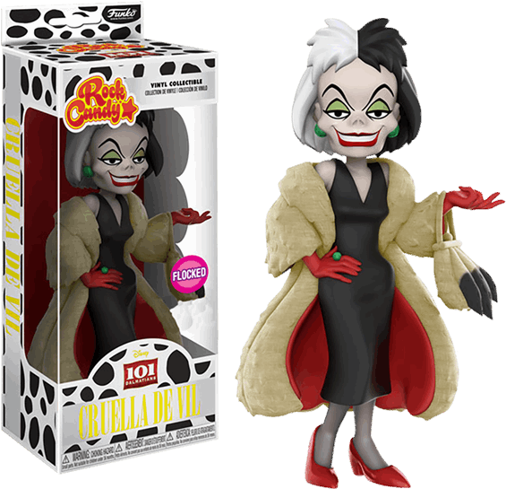 Statues And Figurines - Rock Candy Cruella Deville Clipart (600x600), Png Download