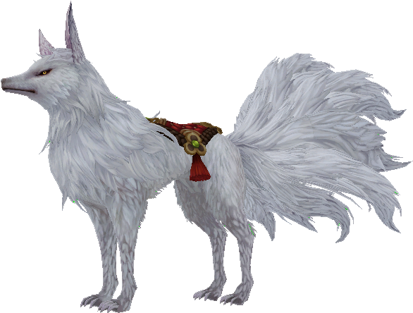 Noble Black Nine Tails - Wolfdog Clipart (700x500), Png Download