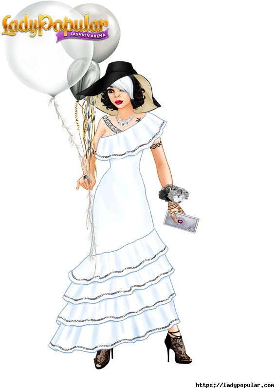 Cruella De Vil - Girl Clipart (600x800), Png Download