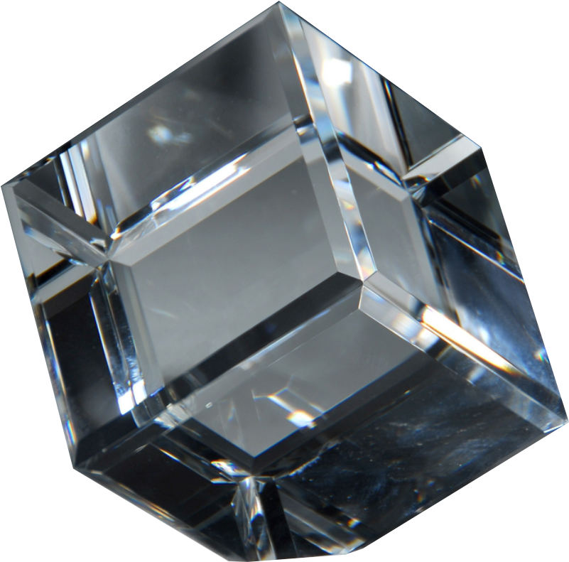 Cube Optical Crystal - Crystal Clipart (980x800), Png Download