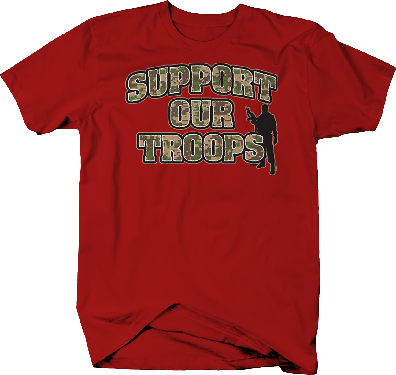 Support Our Troops Freedom Military Army Navy Air - Active Shirt Clipart (1295x1229), Png Download