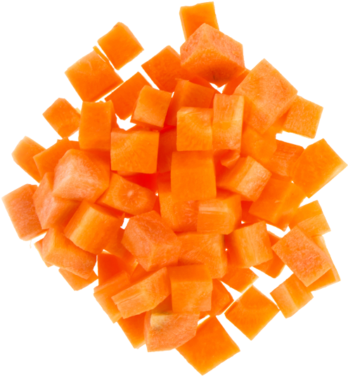 Carrots Png Chopped - Raw Carrots Clipart (600x690), Png Download