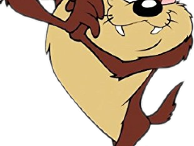 Tasmanian Devil Cartoon , Png Download - Demonio De Tasmania Animado Clipart (640x480), Png Download