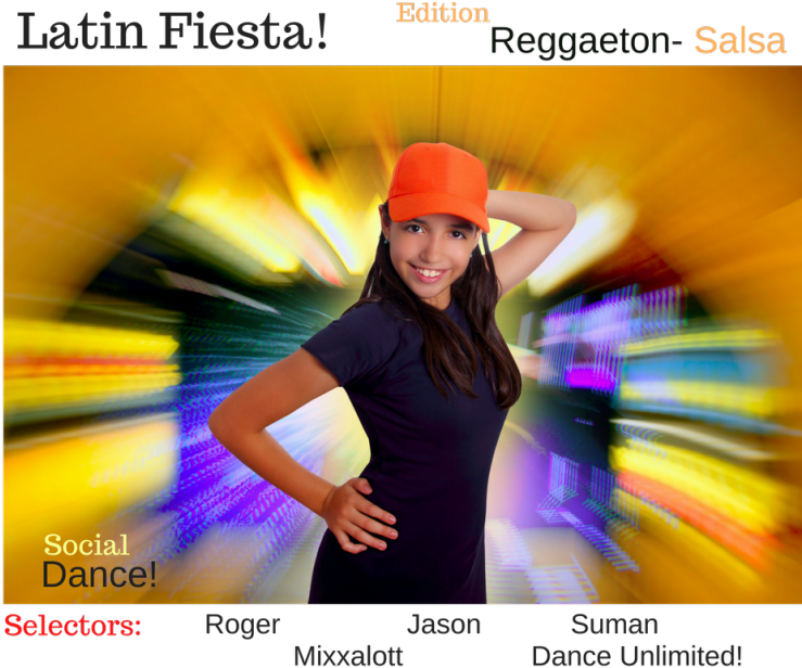 Free Entrance Latin Fiesta Reggaeton Salsa Edition - Girl Clipart (750x628), Png Download
