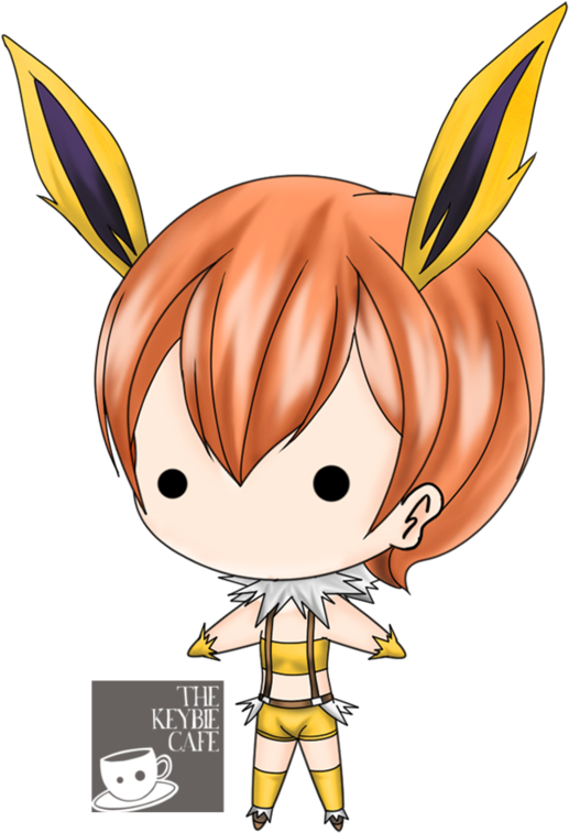 School Idol Eeveelutions Keybies Hoshizora Rin - Cartoon Clipart (800x800), Png Download