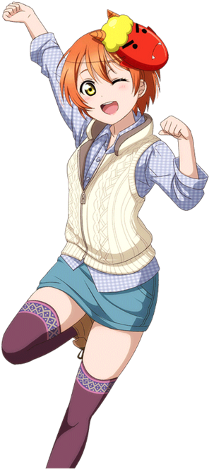 Hoshizora Rin Excelle Dans Les Sports, Et Est Habile - Sr Rin Clipart (819x819), Png Download