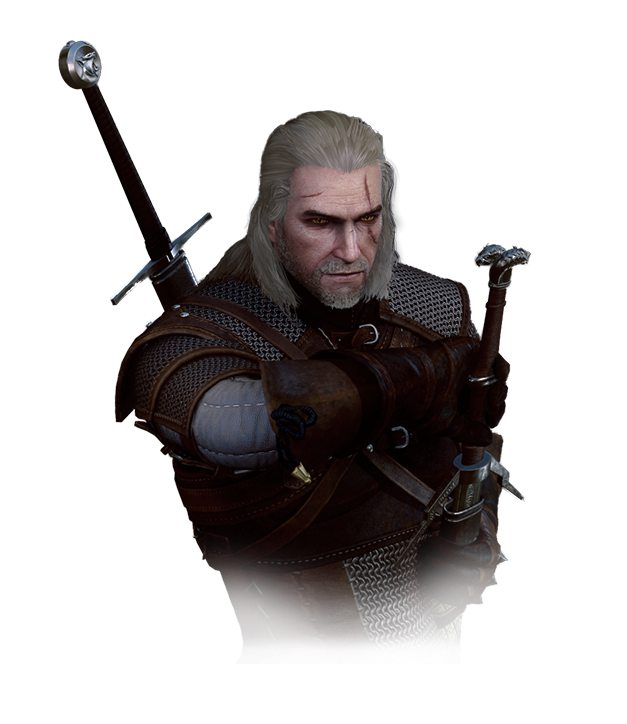 Geralt Von Riva Offizielles Hexer Wiki - Witcher Geralt Png Clipart (654x727), Png Download