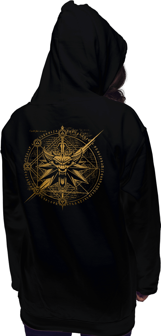 Fear No Evil - Hoodie Clipart (900x1294), Png Download