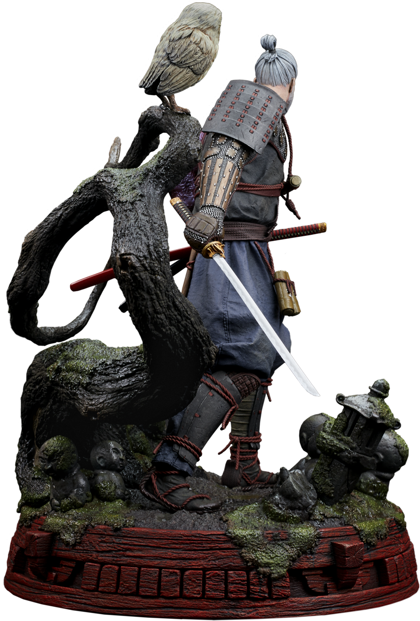 Geralt Ronin Figure - Geralt Of Rivia Clipart (1600x1453), Png Download