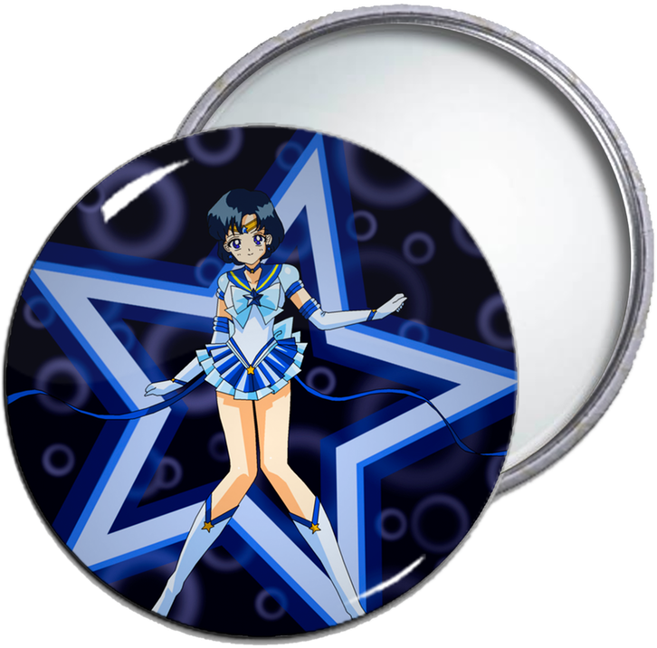 Sailor Mercury Pocket Mirror - Sailor Mercury Clipart (1080x926), Png Download