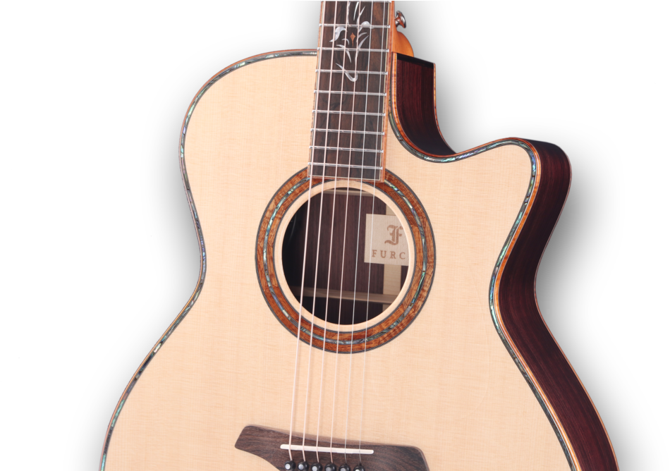 Furch Furch Red - Acoustic Guitar Clipart (1000x667), Png Download