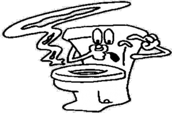 Flush The Toilet Funny Clipart (640x480), Png Download