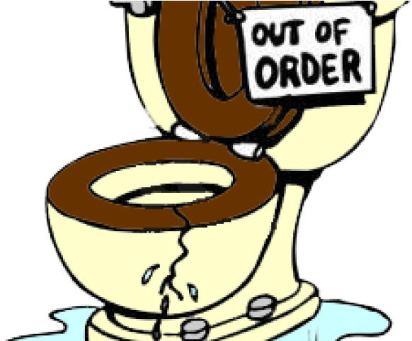 Emergency Clipart Bathroom - Out Of Order Toilet Sign - Png Download (640x480), Png Download